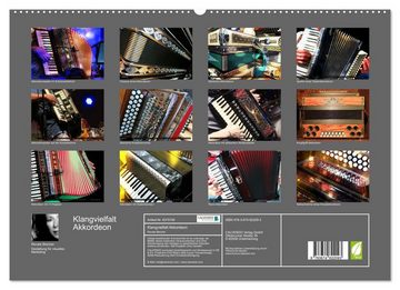 CALVENDO Wandkalender Klangvielfalt Akkordeon (Premium, hochwertiger DIN A2 Wandkalender 2023, Kunstdruck in Hochglanz)