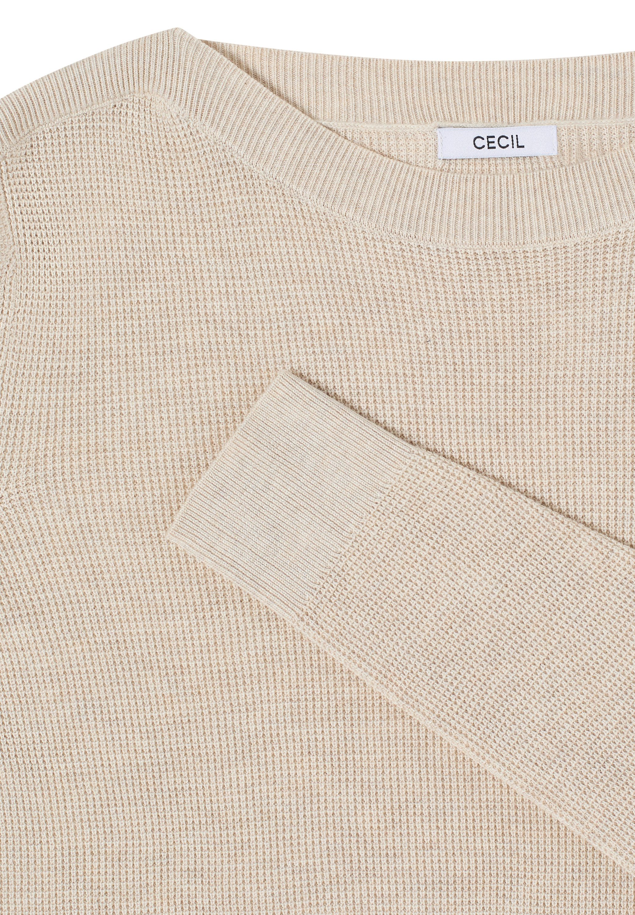 CECIL Strickpullover mit U-Boot-Ausschnitt
