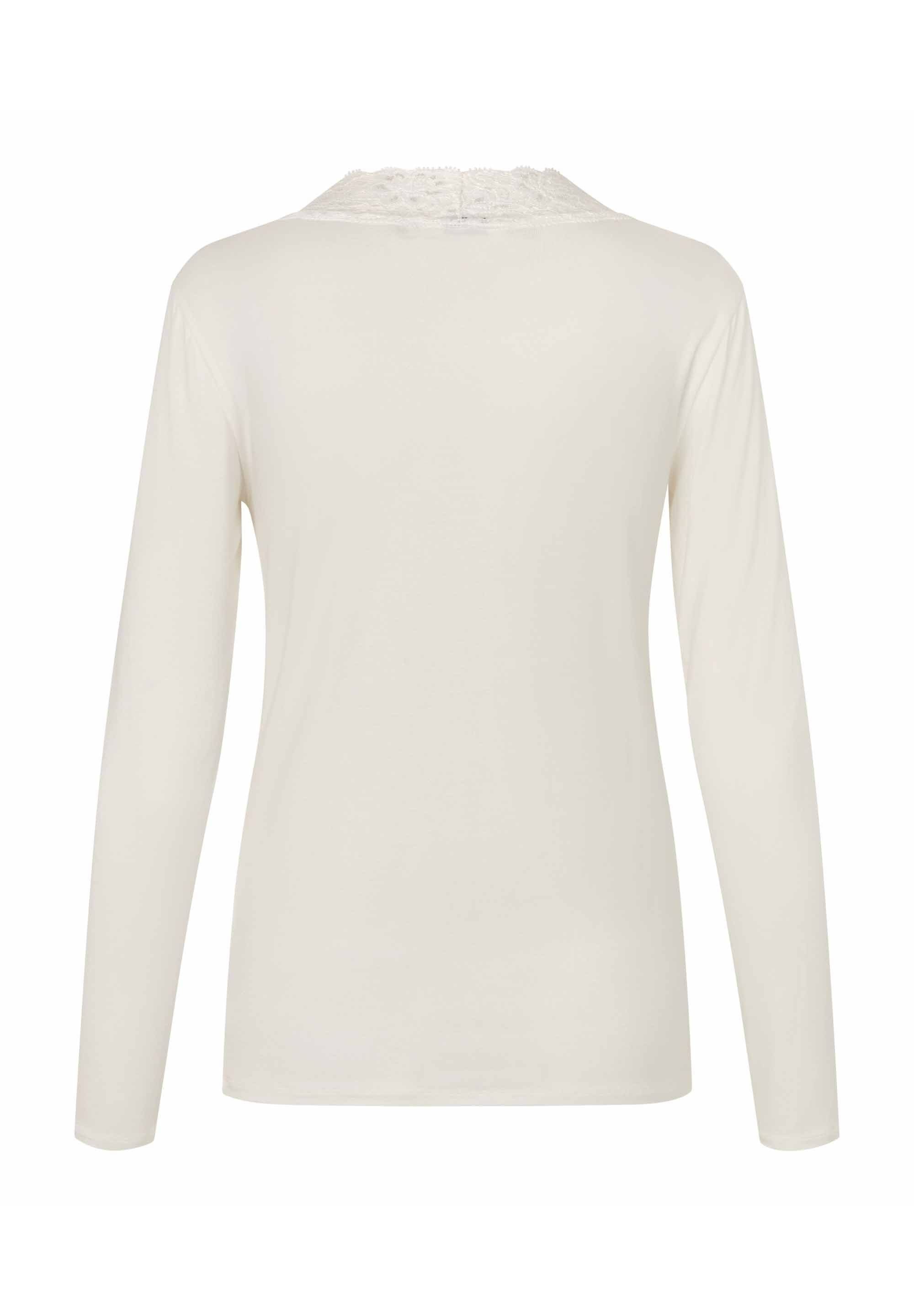 Masai Langarmbluse MaDionius leicht taillierte Schnittn,wunderschöne Spitzenkante