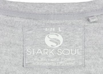 Stark Soul® Sweatshirt Herren Sweatshirt Rundhals-Sweater - Pullover, Innen angeraut