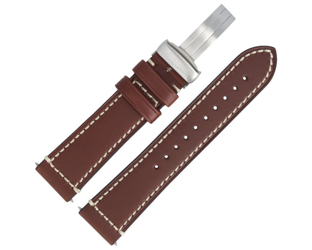 Victorinox Uhrenarmband 22mm Leder Braun 004446.1