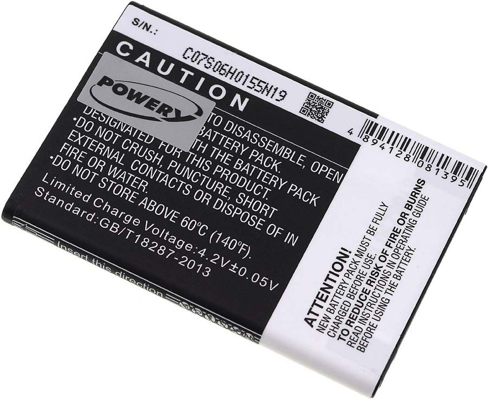Powery Akku für Panasonic Typ KX-PRA10 Akku 1750 mAh (3.7 V)