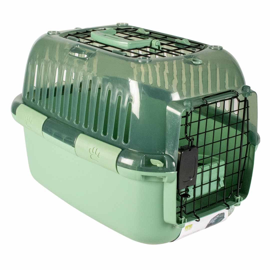 EBI Tiertransportbox EBI Transportbox Adventurer - transparent/grün Maße / max. Gewicht: