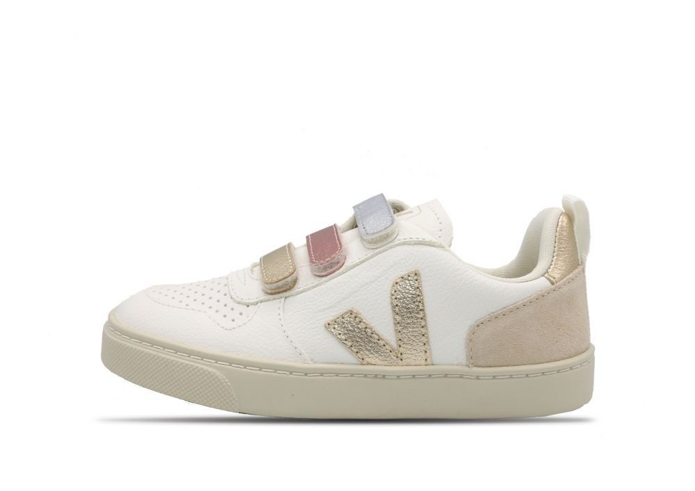 VEJA Veja V-10 Leather, Weiss Sneaker