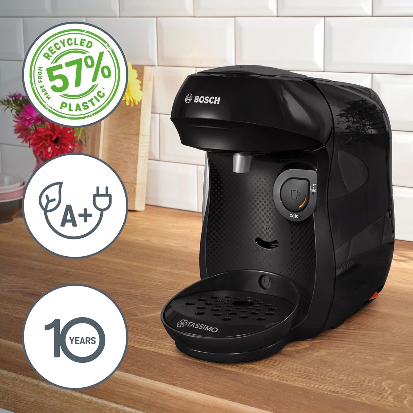 BOSCH Kapselmaschine TAS102E, Kaffeestärkewahl