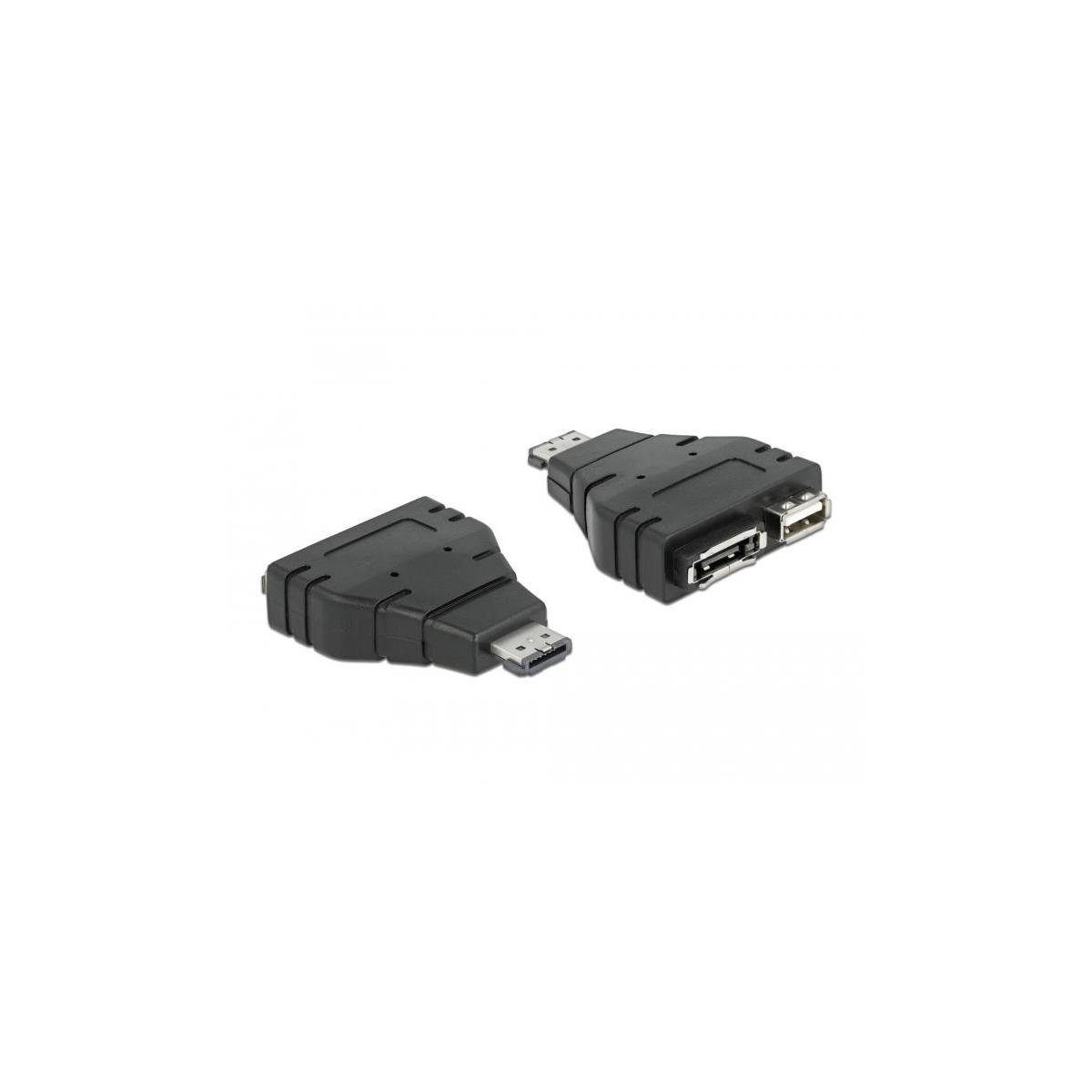 Delock Adapter Power-over-eSATA > 1x eSATA und 1x USB Computer-Kabel, USB, USB