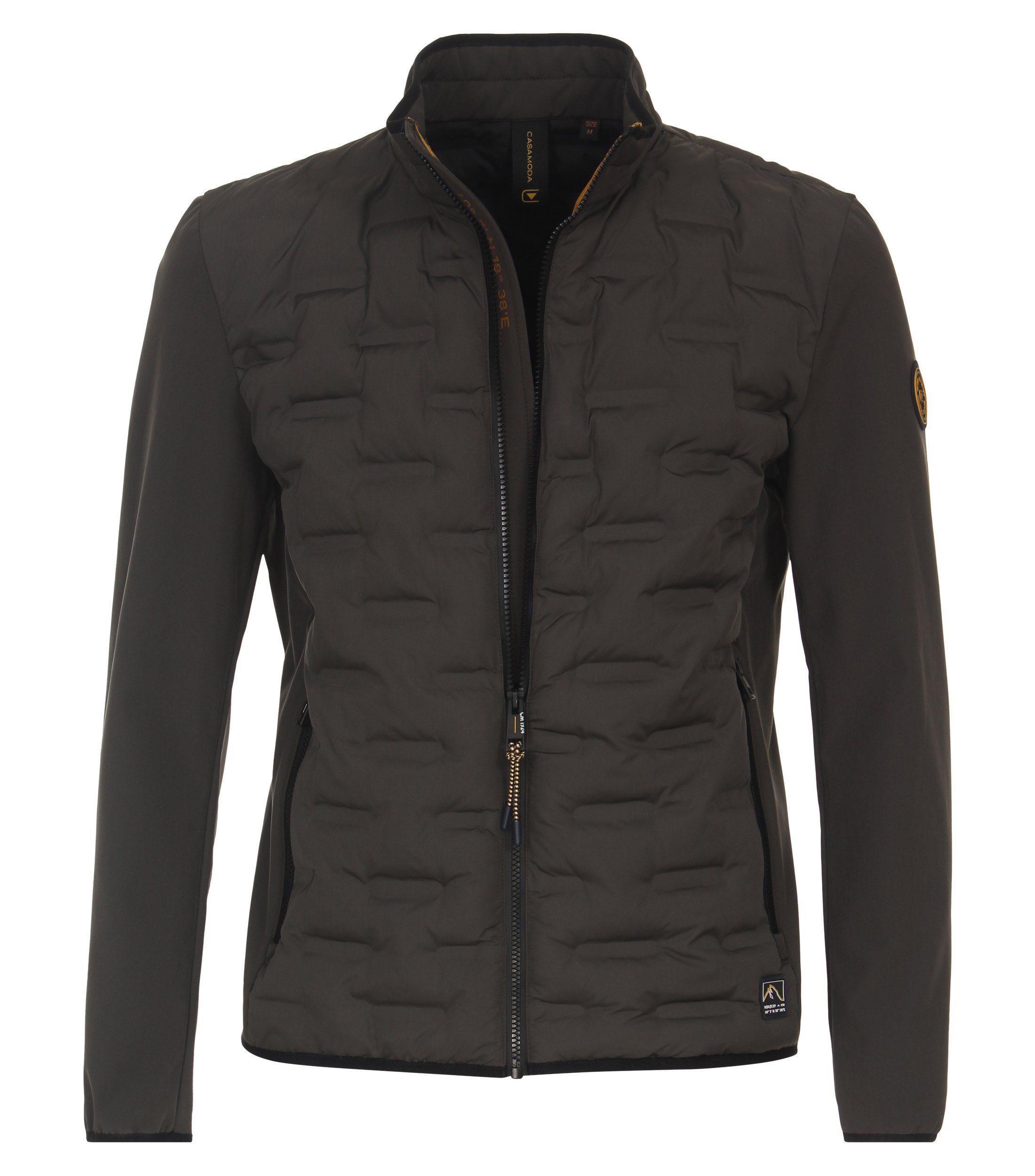 Langjacke CASAMODA Materialmixjacke uni