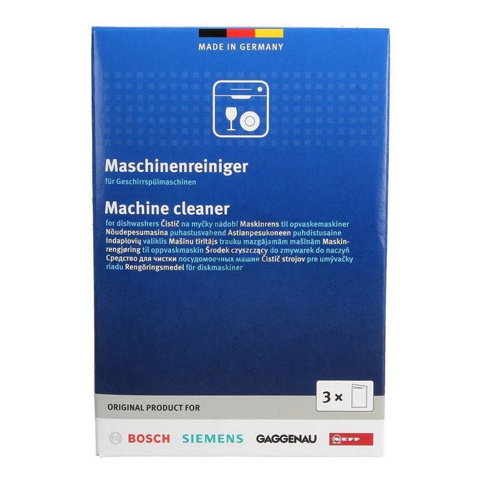 BOSCH Reinigungselement Maschinenreiniger 00312194 3-tlg. 3 Stk für Geschirrspüler