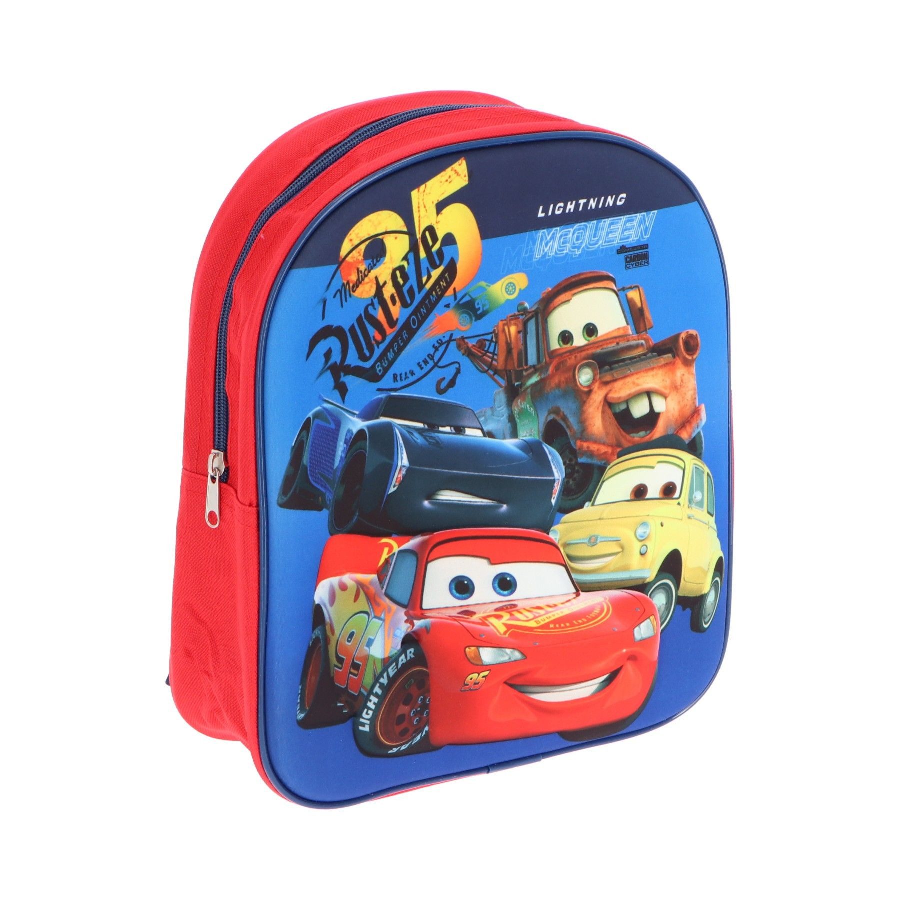 Textiel Trade B.V. Kinderrucksack Cars 3D Disney Schulranzen mit Lightning McQueen Motiv