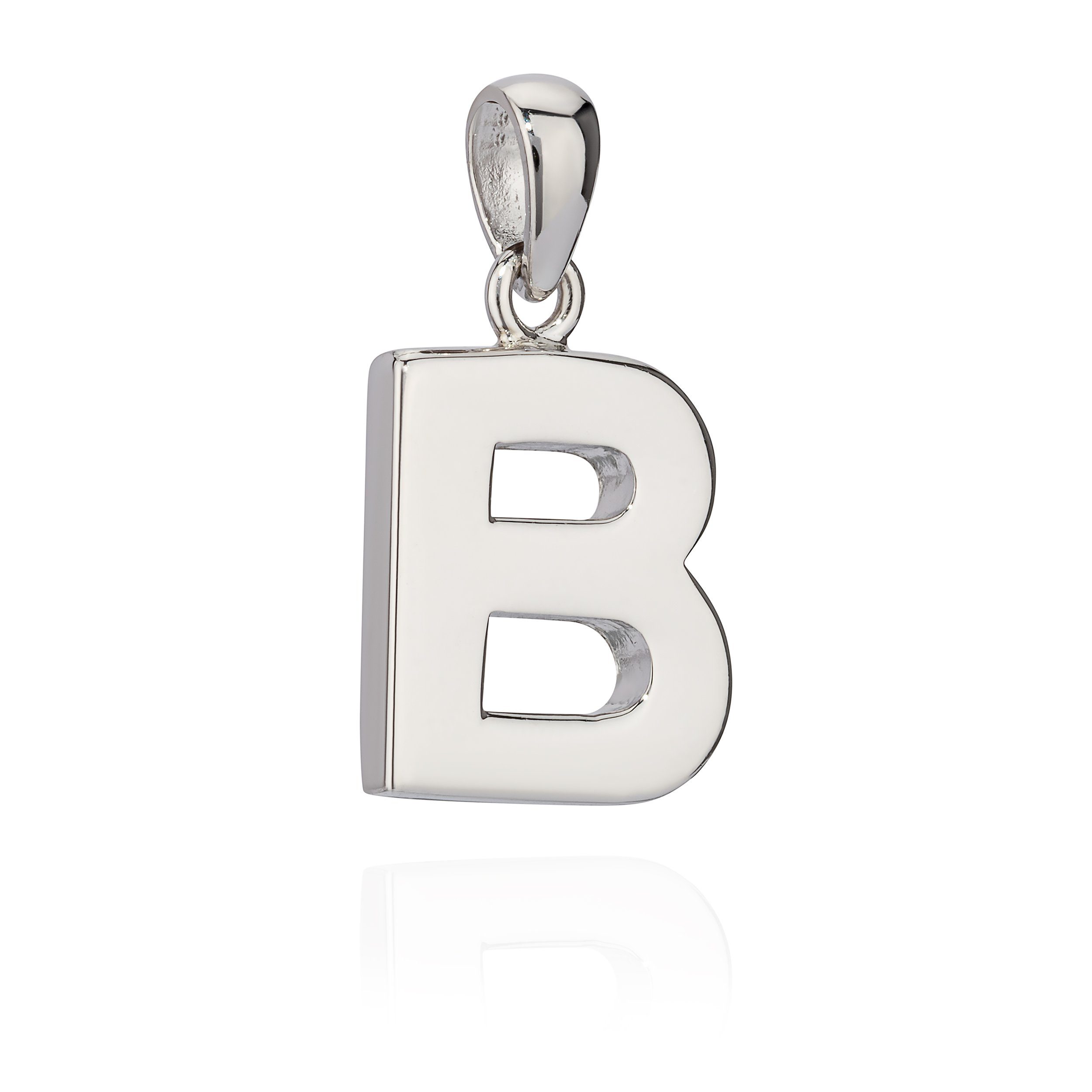 NKlaus Kettenanhänger 13x12mm Kettenanhänger Buchstabe B günstig online kaufen