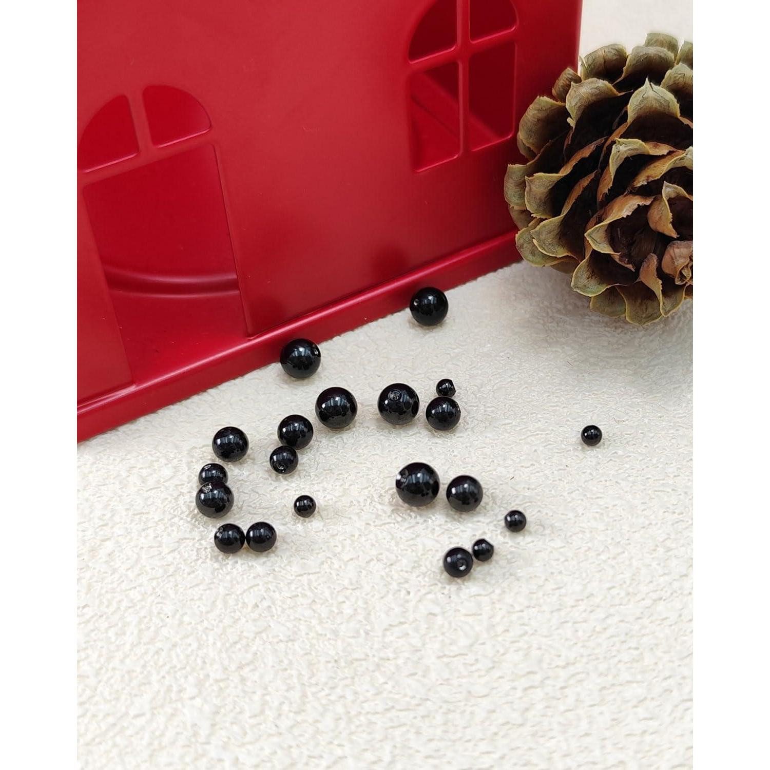 LuxusKollektion Nasenpiercing Piercing Kugeln Silber 1,2mm 1,6mm 3mm Nase Lippe Schwarz