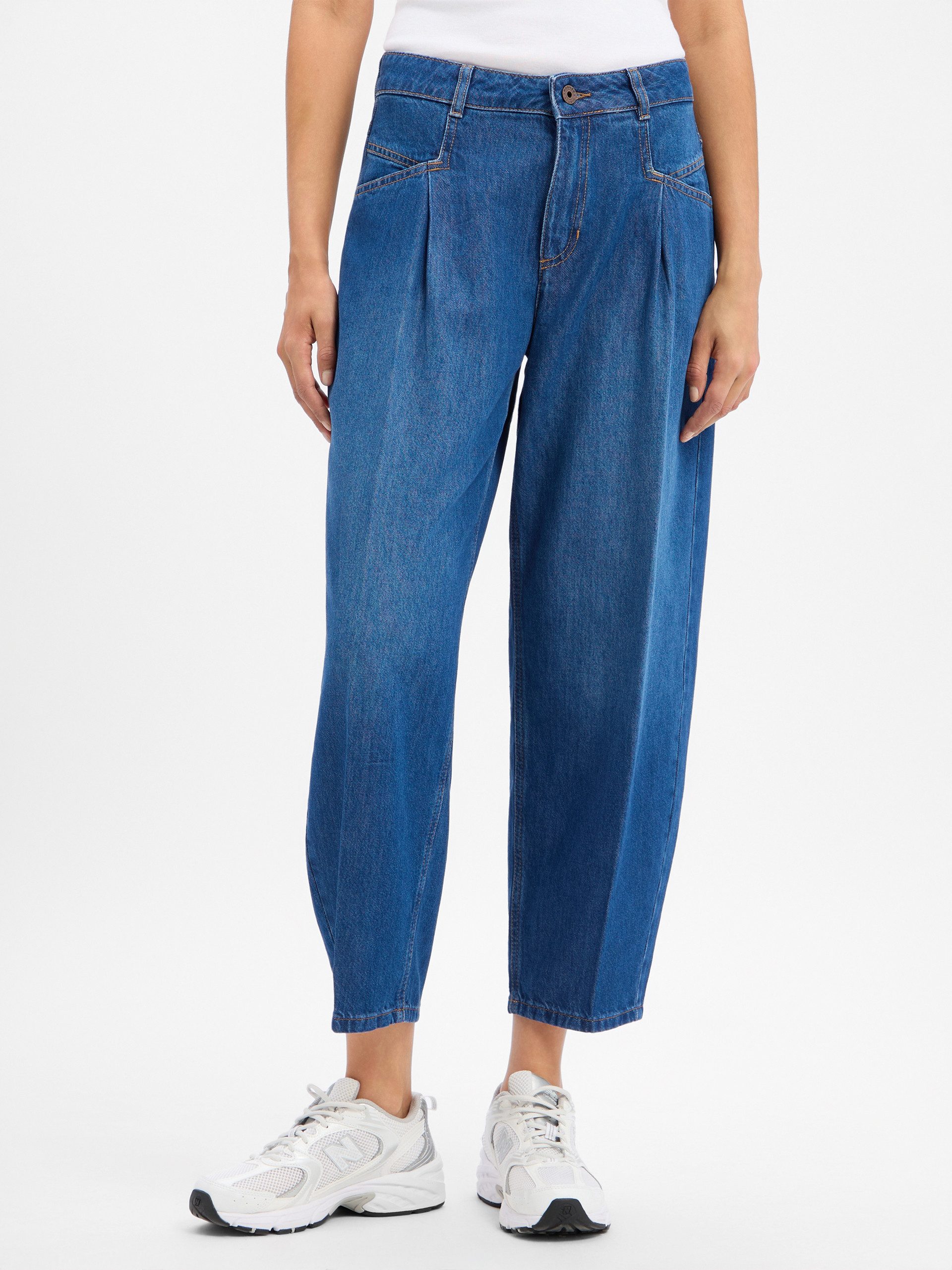 ROSNER Loose-fit-Jeans Mara Barrel Pleat