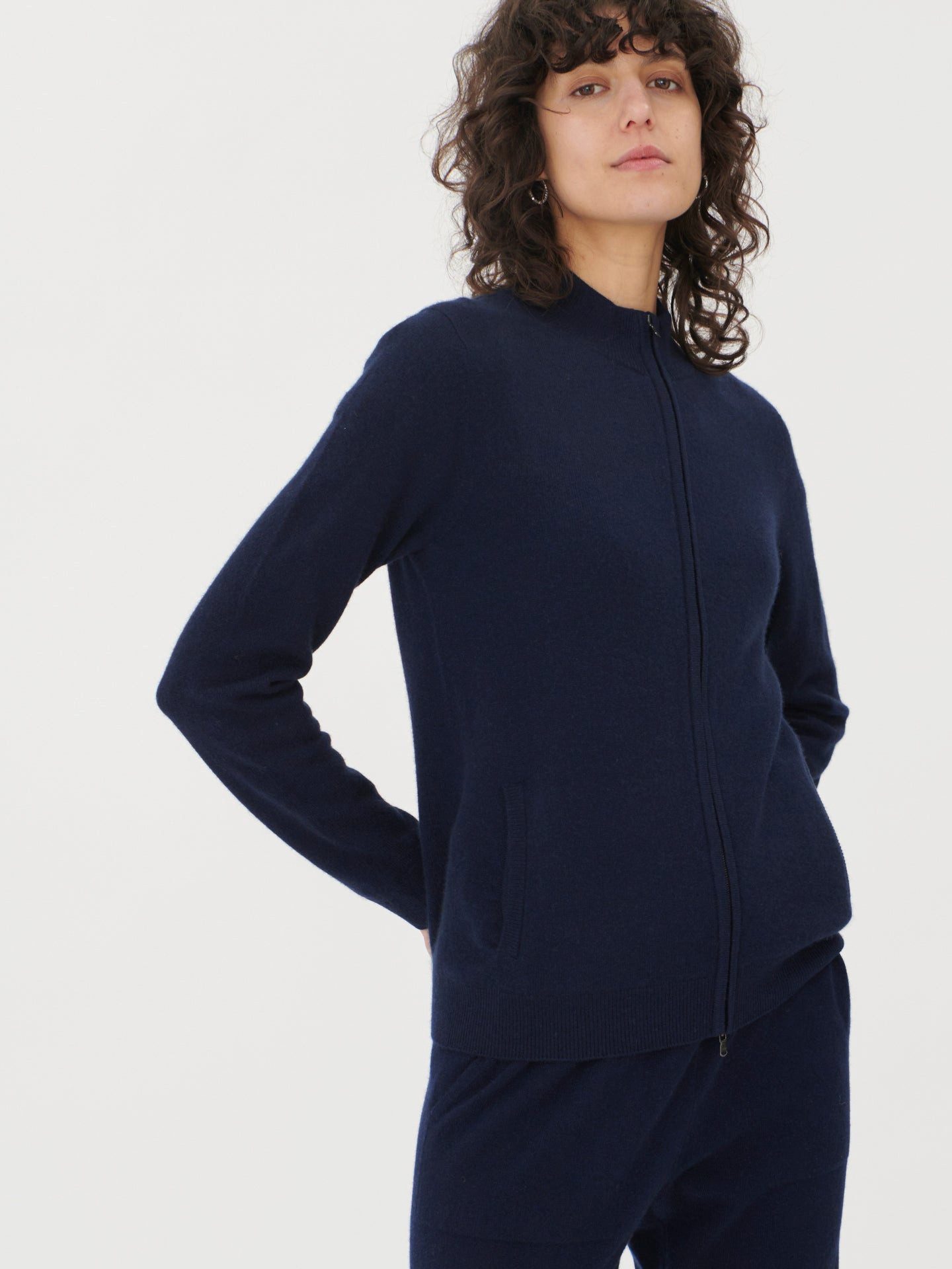 GOBI Cashmere Cardigan Kaschmirstrickjacke mit Reißverschluss günstig online kaufen