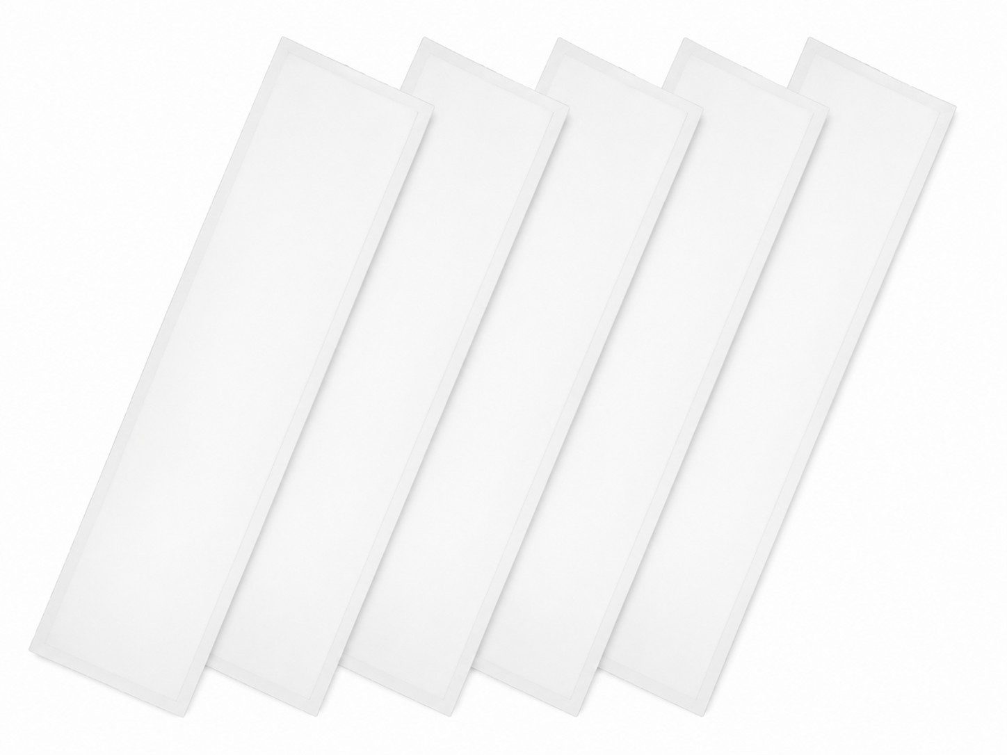 LUXULA LED Rasterleuchte 5er-Pack LED BackLit Panel, 120x30 cm, CRI98, 40W, 4000lm, 4000K