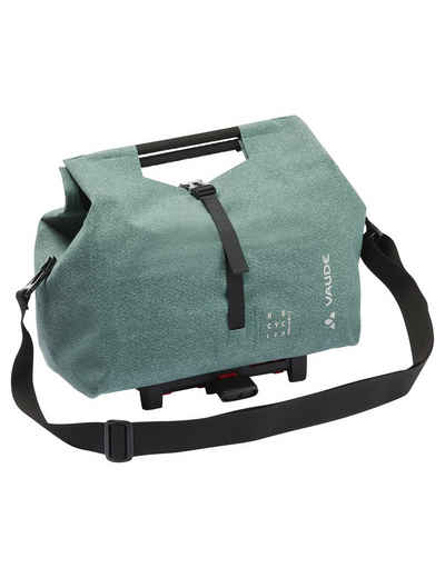 VAUDE Gepäckträgertasche ReCycle Shopper (Uniklip) (1-tlg), Grüner Knopf