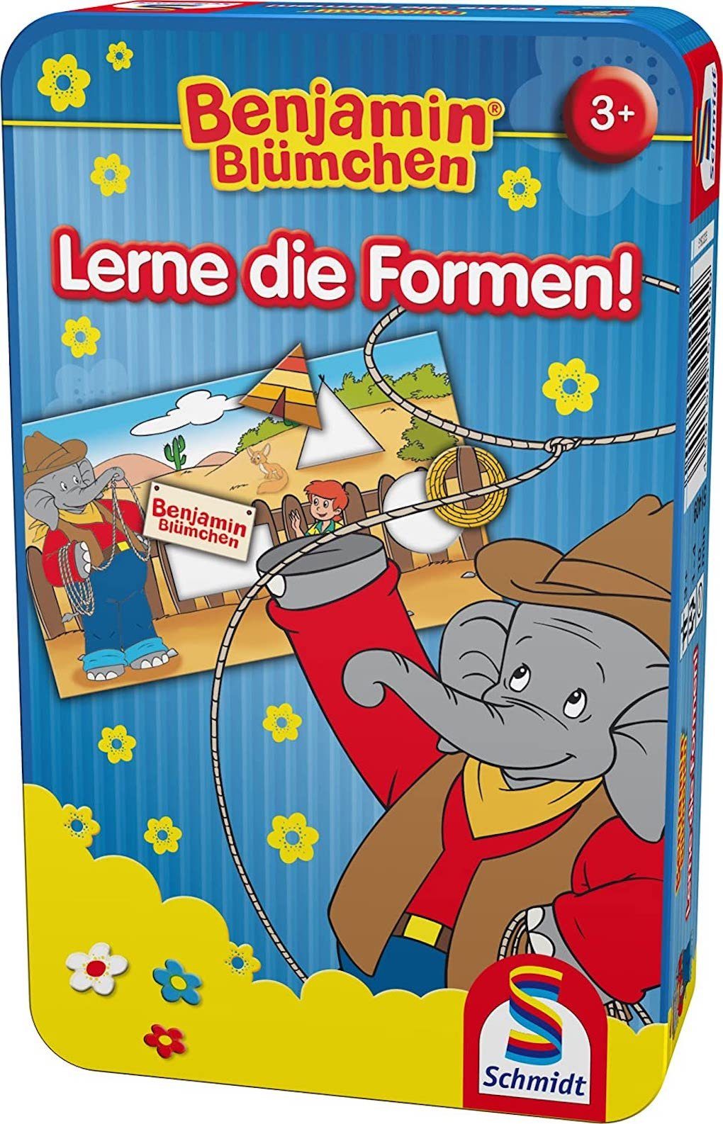 Puzzle Benjamin Blümchen Lerne die Formen! Steckpuzzle