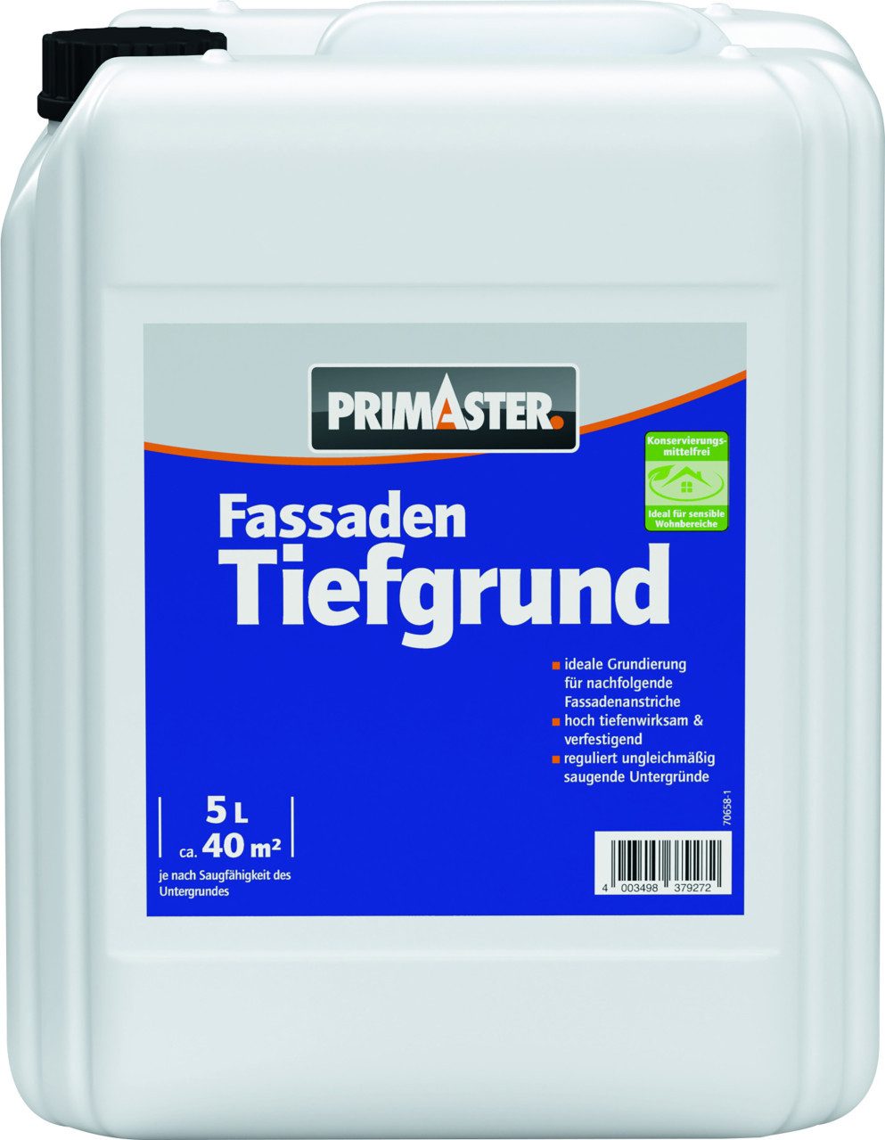 Primaster Fassadengrundierung Primaster Fassaden-Tiefgrund 5 L farblos
