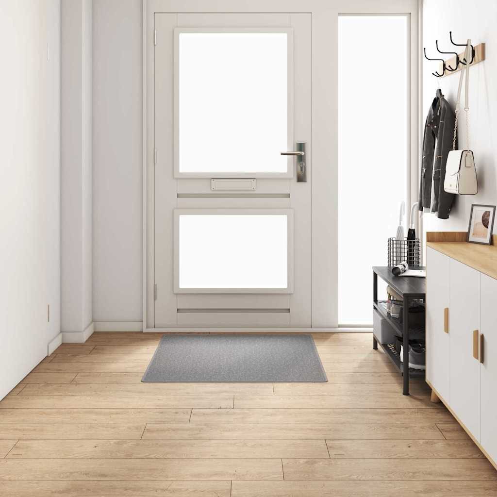 vidaXL Teppich Teppichläufer Hellgrau 100 x 100 cm 100% Polypropylen, Quadr günstig online kaufen