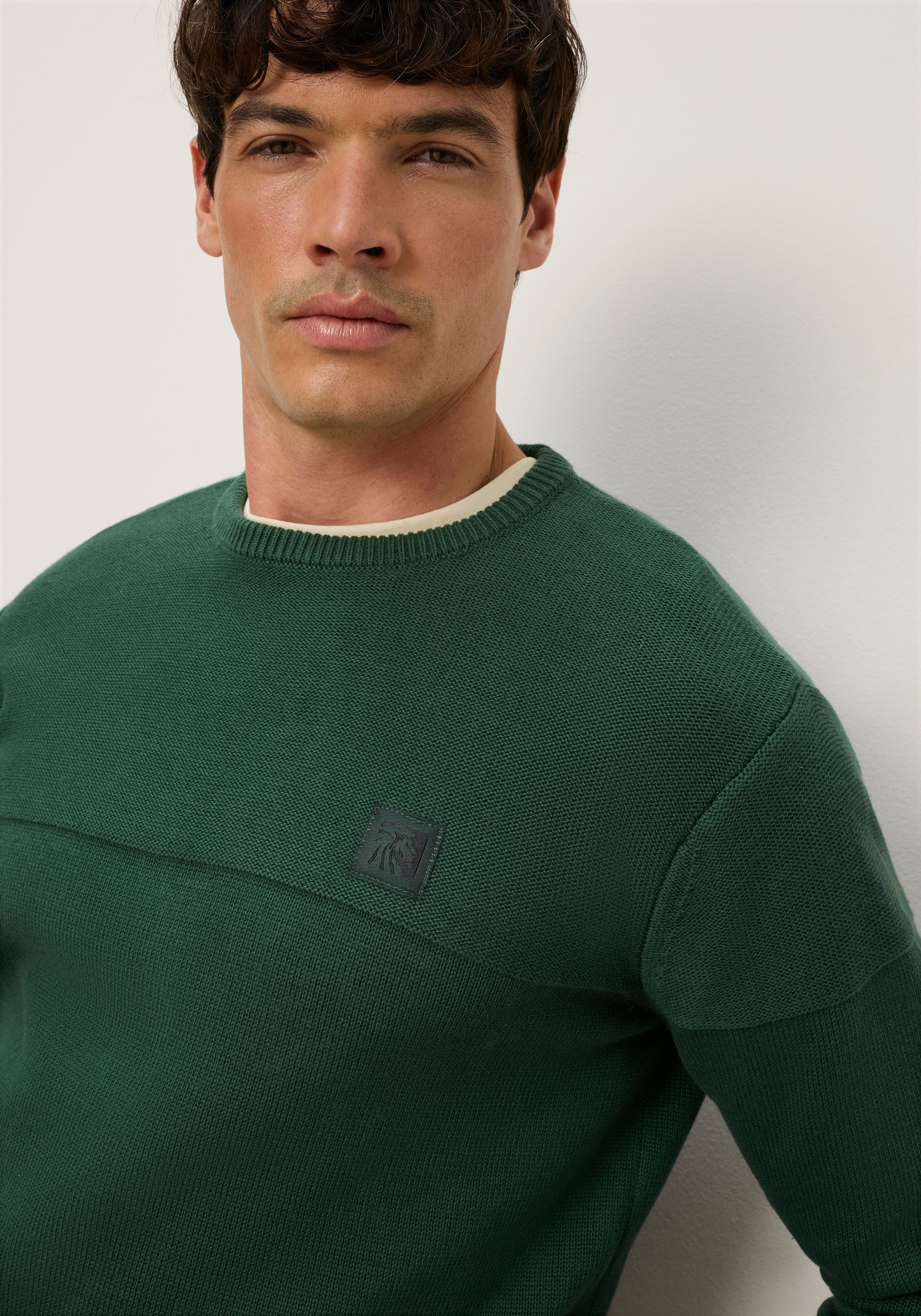 Man's World Rundhalspullover Neuen Kollektion! Highlight 2 Strickstrukturen aus Strick, mit Rippbündchen am Ausschnitt, reguläre Passform. € 29,99, (€ 29,99 pro 1 Stk).