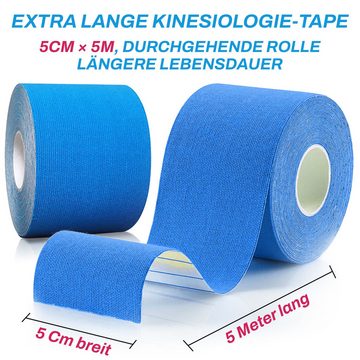 P-Beauty Cosmetic Accessories Kinesiologie-Tape Sporttape Physiotape Fix Bandage 5m x 5cm Wasserfest Latexfrei
