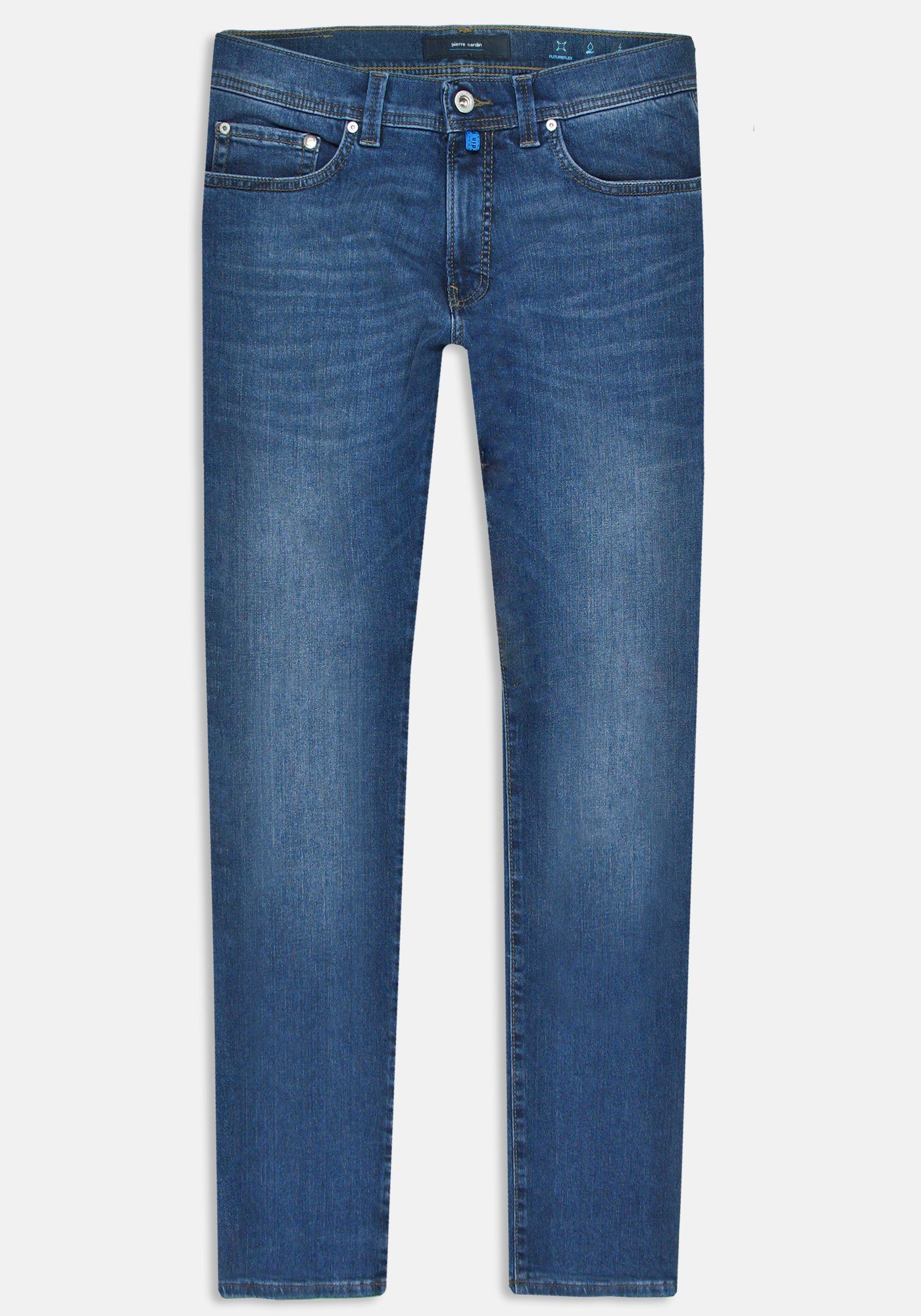 Pierre Cardin 5-Pocket-Jeans Lyon Tapered Futureflex ocean blue used buffies