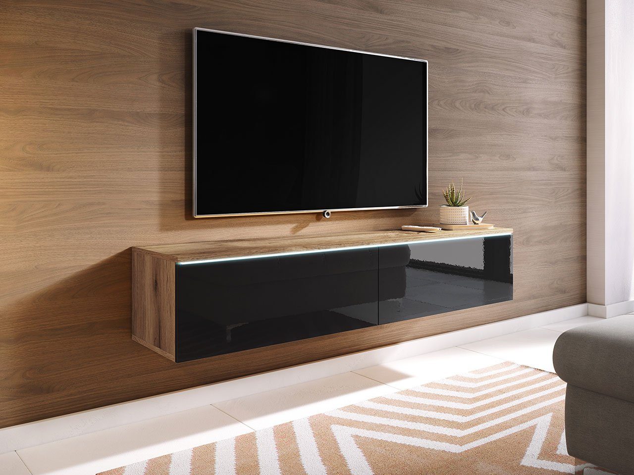 MIRJAN24 TV-Schrank D140 (mit zwei Klappen) günstig online kaufen