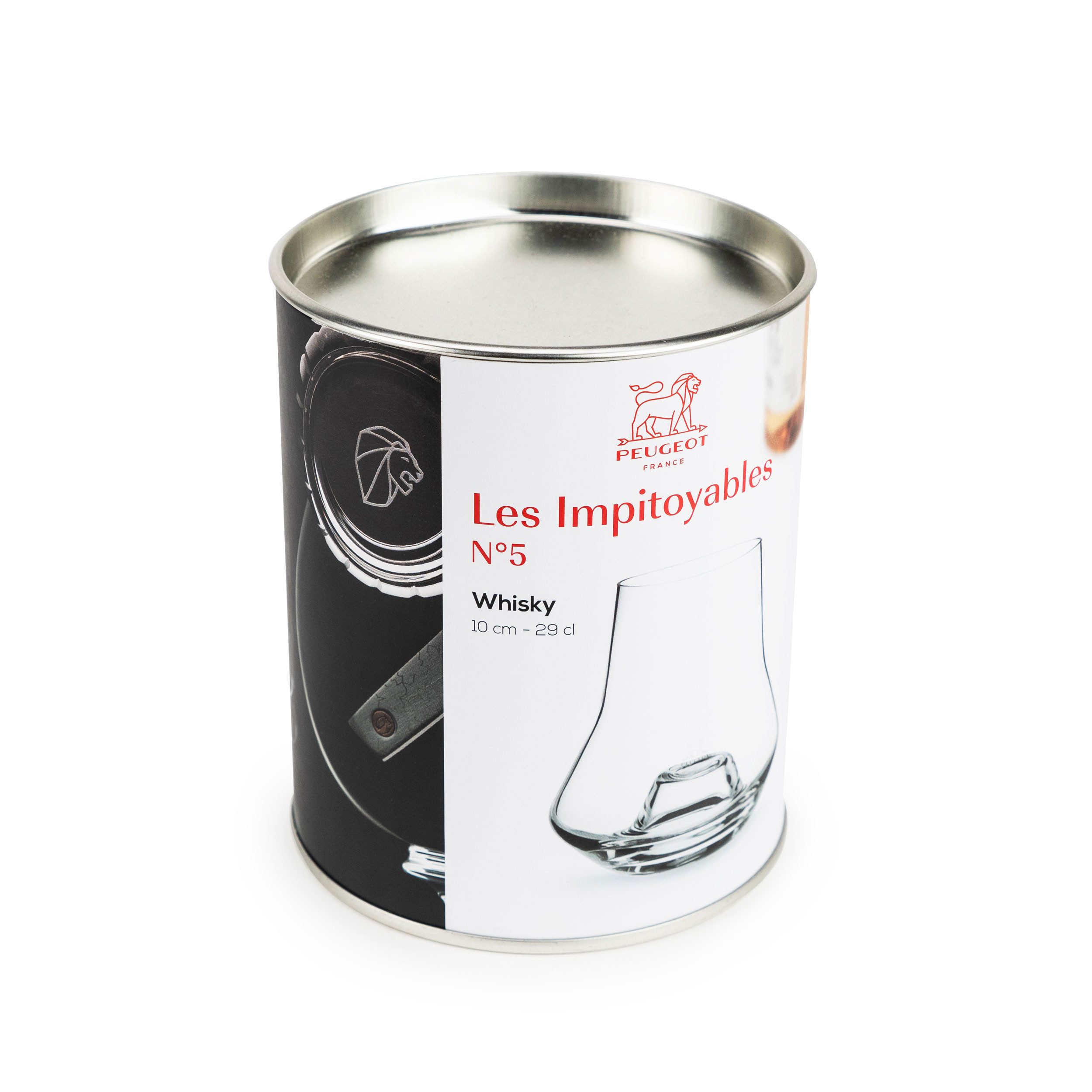 PEUGEOT Whiskyglas LES IMPITOYABLES N°5 Mundgeblasenes Glas für Whisky