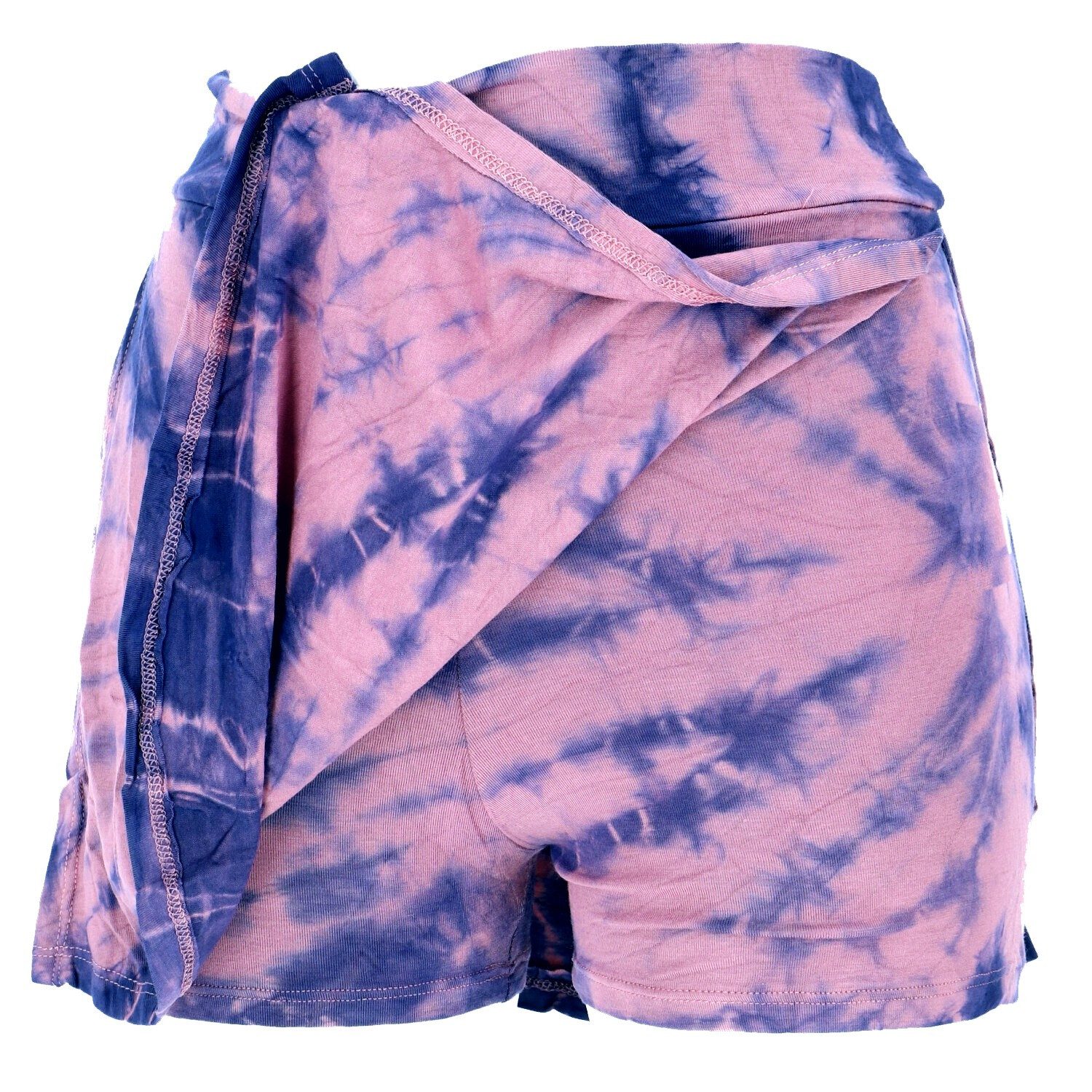 Guru-Shop Hose & Shorts Batik Minirock mit Pantys, Unikat Yoga Shorts,.. alternative Bekleidung – Bild 2 von 5