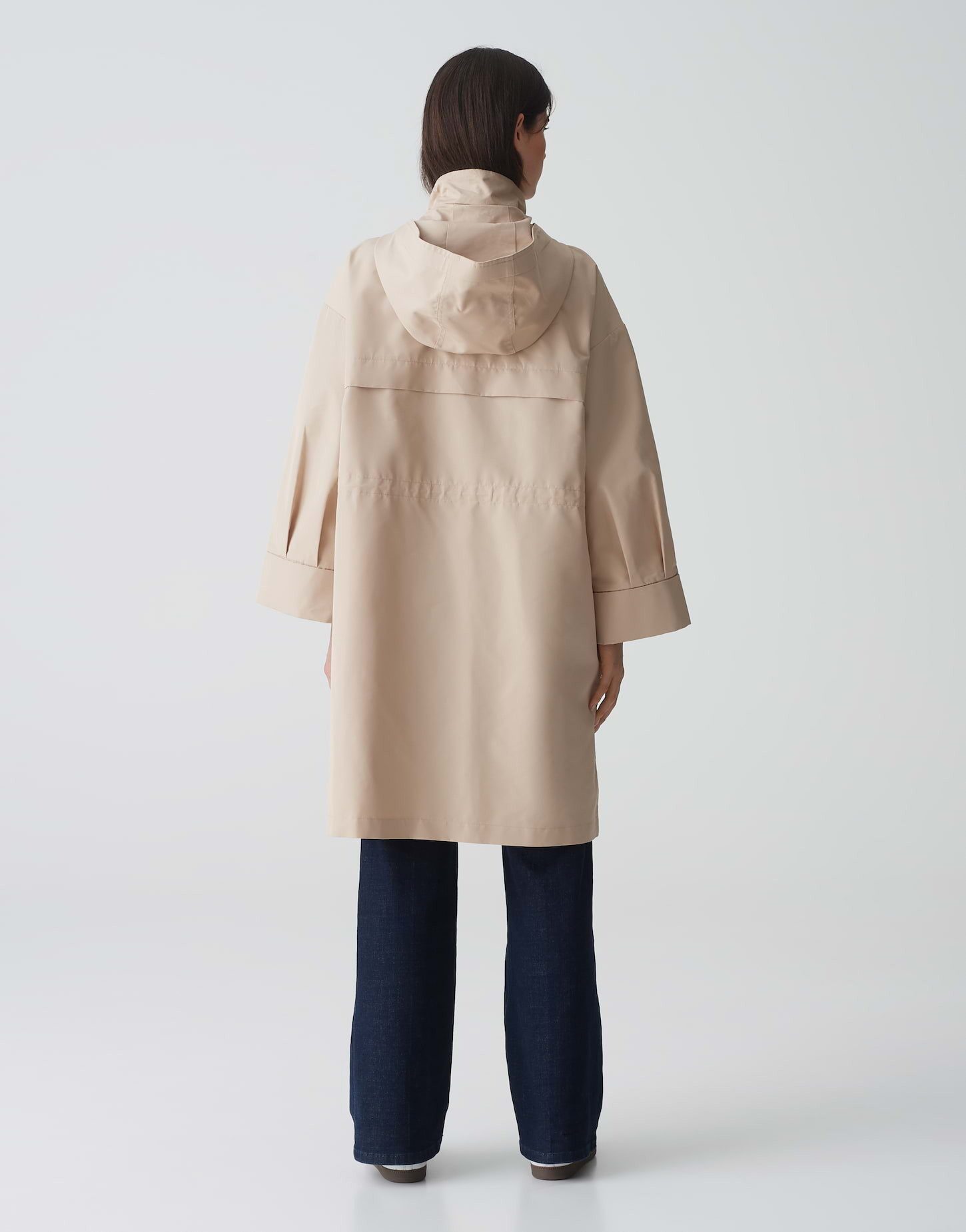 OPUS Parka Parka HILLA Oversize mit wasserabweisender Textur