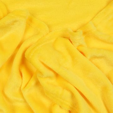 Sarcia.eu Morgenmantel Pokemon Pikachu Gelber Überwurf/Decke mit Kapuze 120x150cm