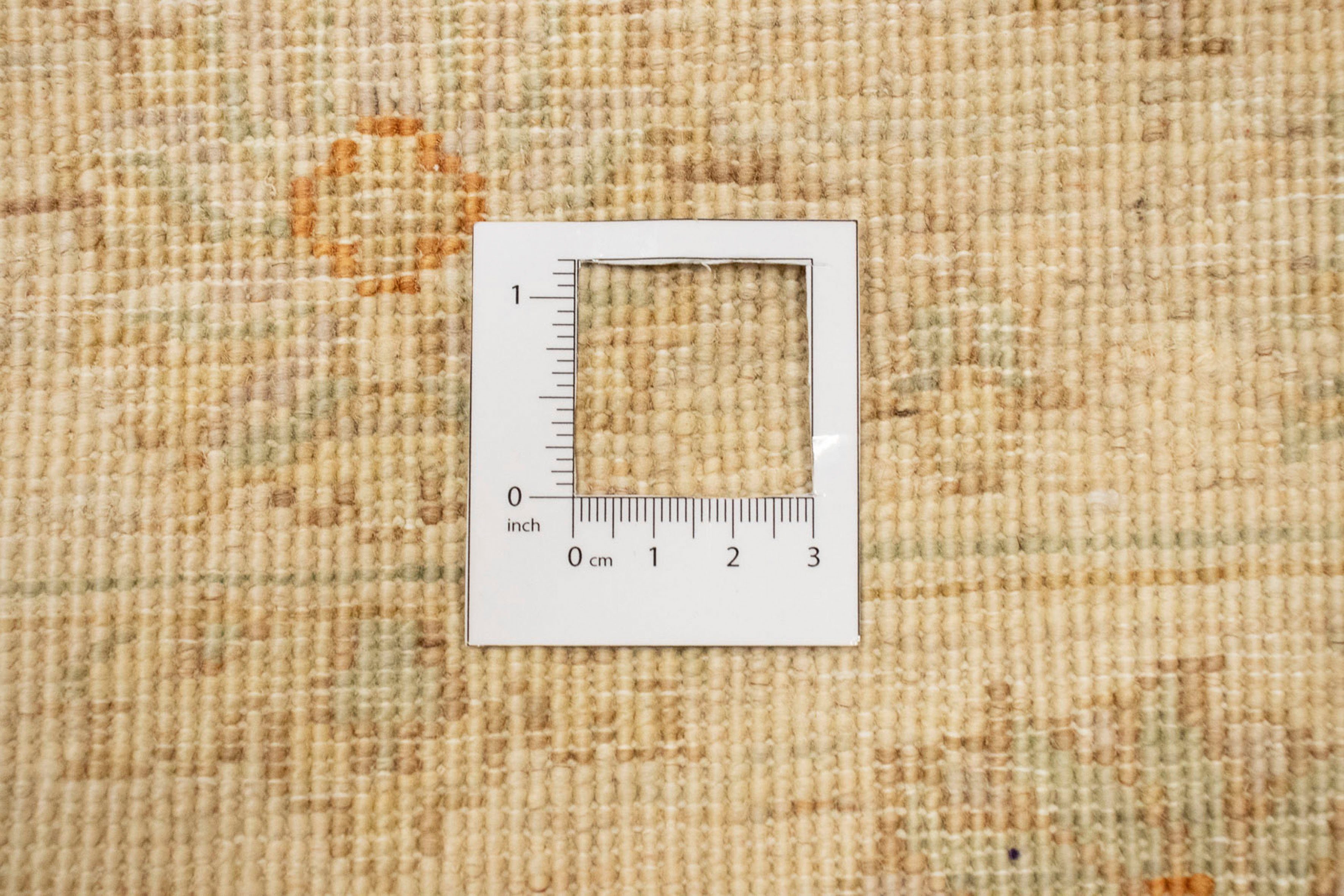 - 85 Ziegler mm, Wohnzimmer, 6 beige, mit Handgeknüpft, Orientteppich Zertifikat morgenland, rechteckig, cm x Einzelstück 58 - Höhe: