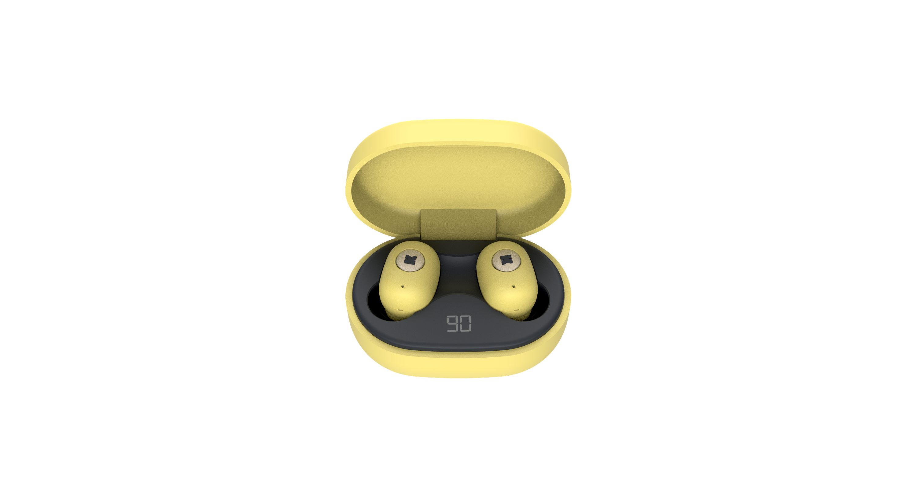 KREAFUNK On-Ear-Kopfhörer (aBEAN Bluetooth Kopfhörer) fresh yellow