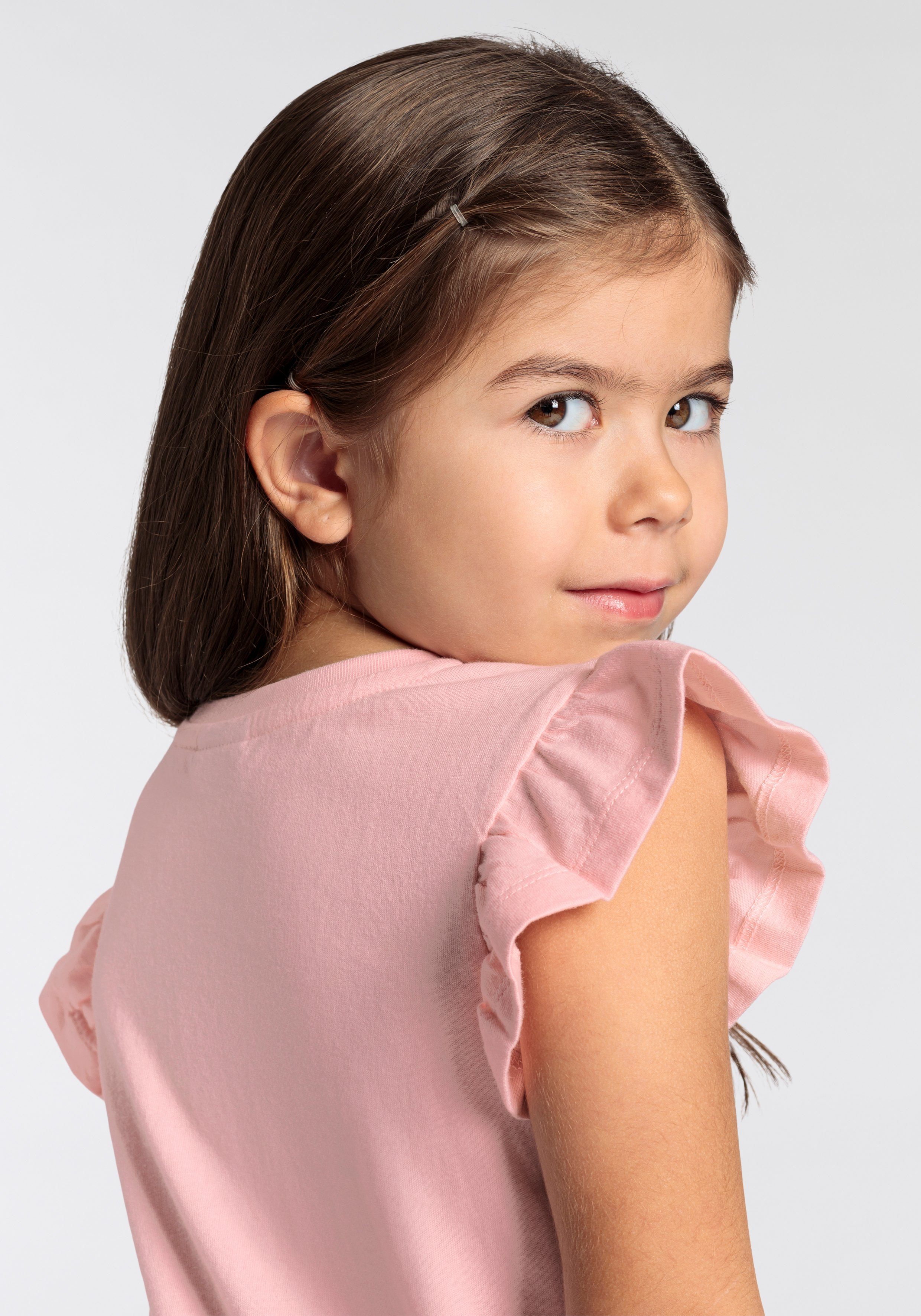 KIDSWORLD T-Shirt mit Einhorn-Druck Kurzarm, basic geschnitten, mit modischem Druck