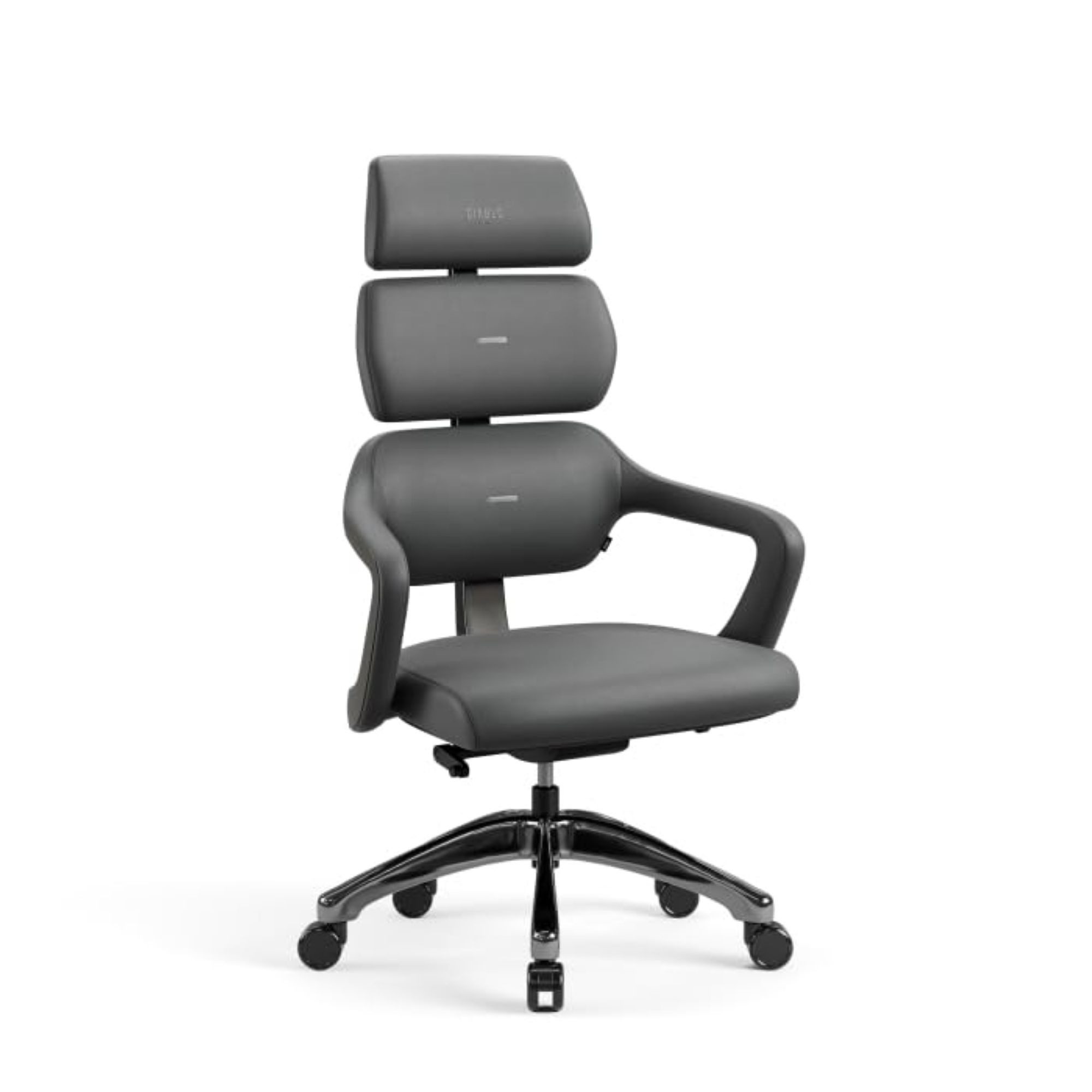 DIABLO CHAIRS Chefsessel V-Modular Öko-Leder ergonomisch Aluminiumbase 136kg (Modulare Rückenlehne, 4-Punkt-Verstellung, Öko-Leder, Wippmodus), Modulare Rückenlehne Kopfstütze Wippmechanik 4-Punkt