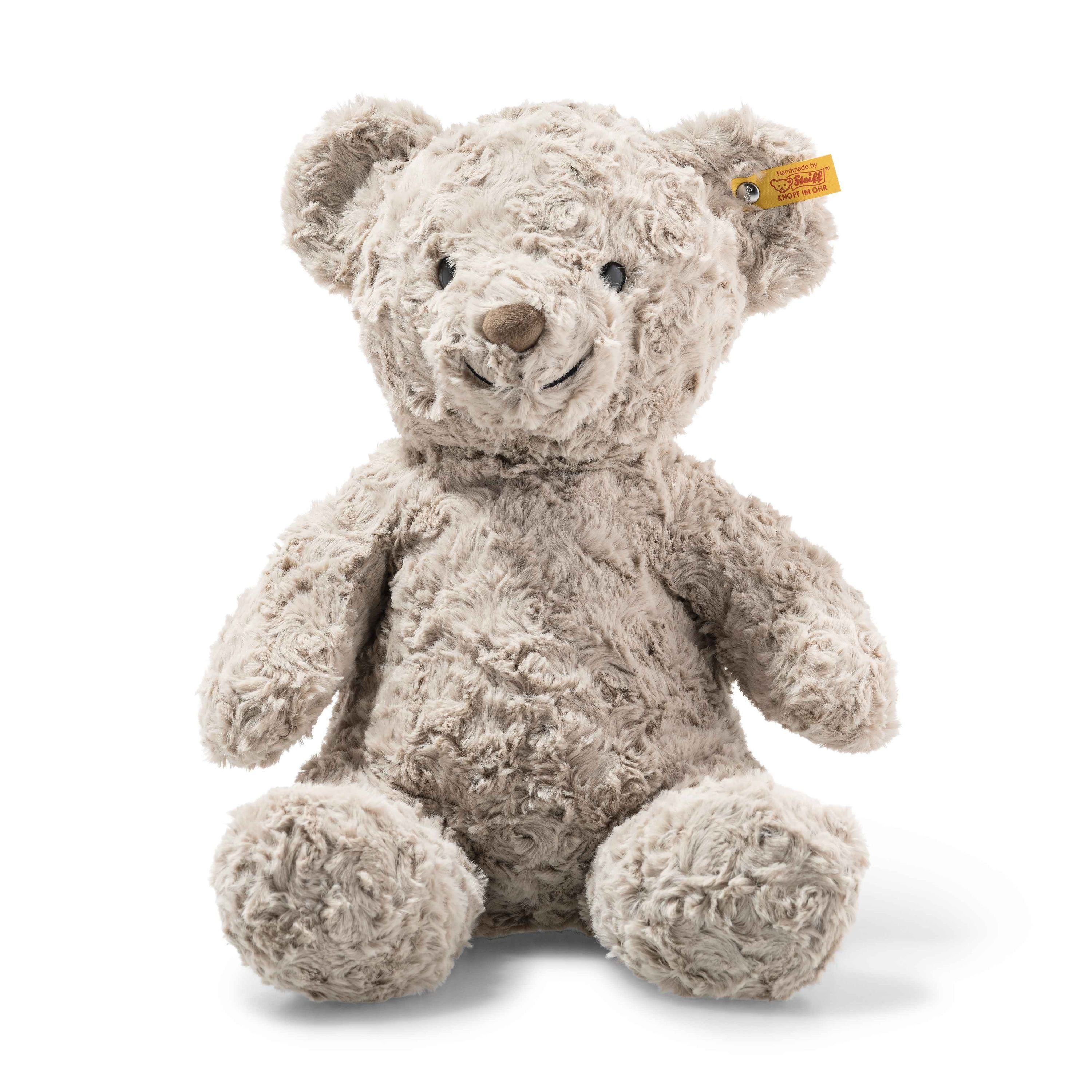 Steiff Kuscheltier Steiff Kuscheltier weich Soft Cuddly Friends Honey Teddybär, grau