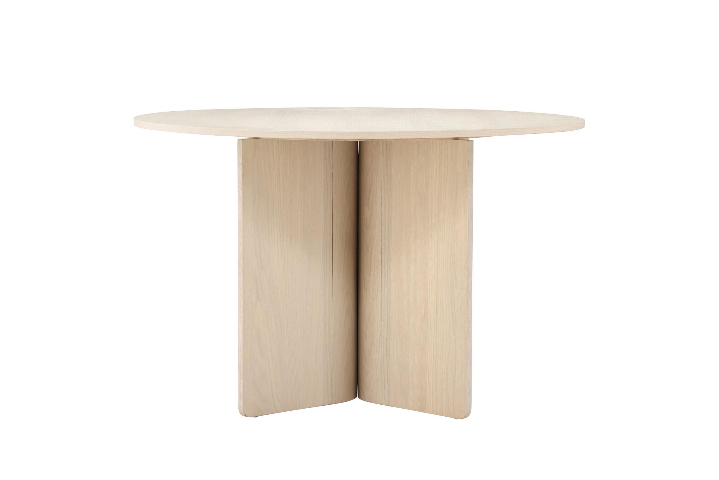 Venture Home Esstisch Tyresö Esstisch Ø120 cm Whitewash. (1-St)