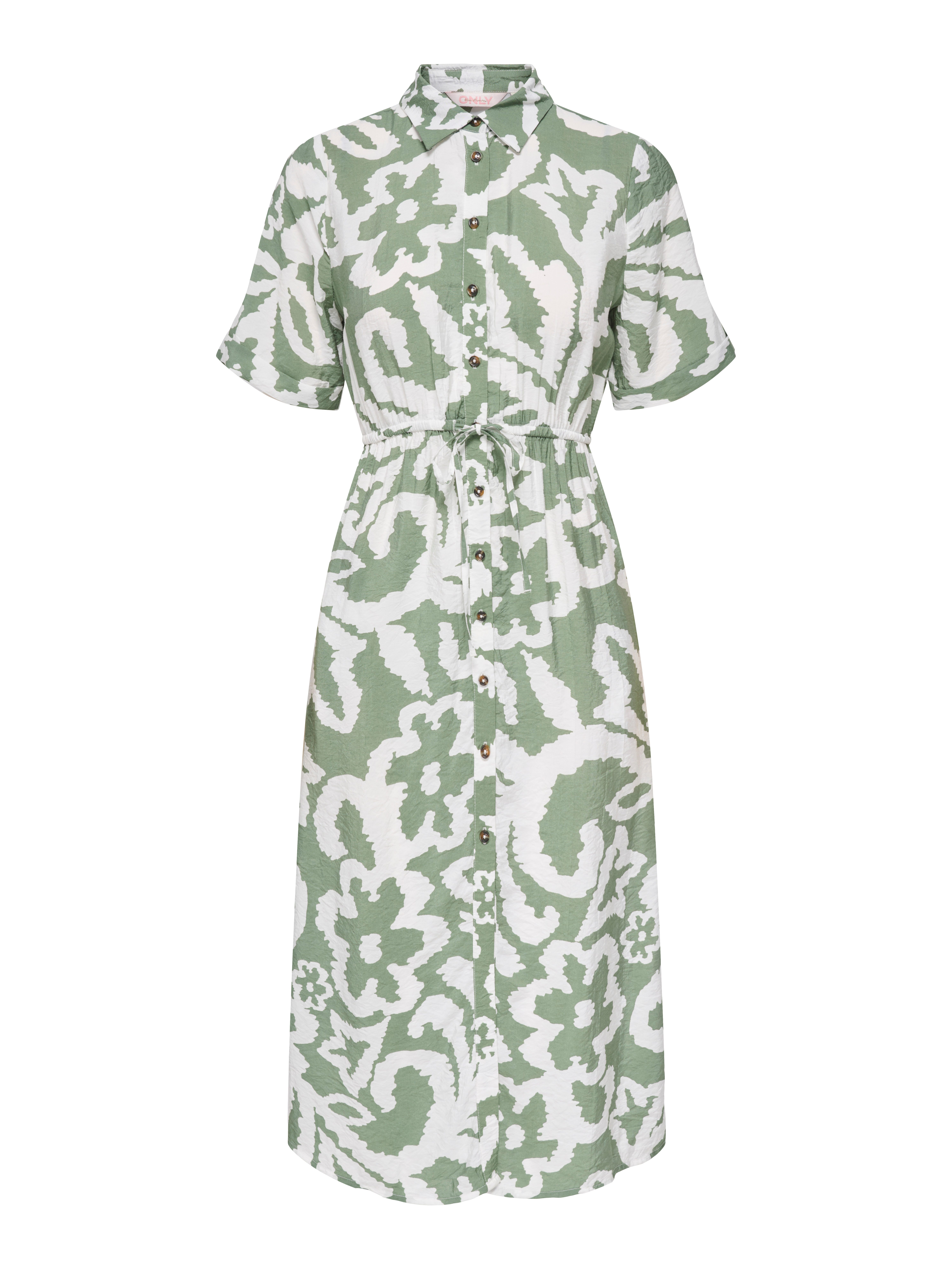 ONLY CARMAKOMA Blusenkleid CARPERI S/S SHIRT DRESS WVN ZL Sommerkleid
