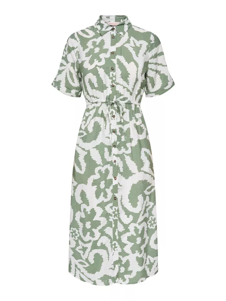 ONLY CARMAKOMA Blusenkleid CARPERI S/S SHIRT DRESS WVN ZL Sommerkleid