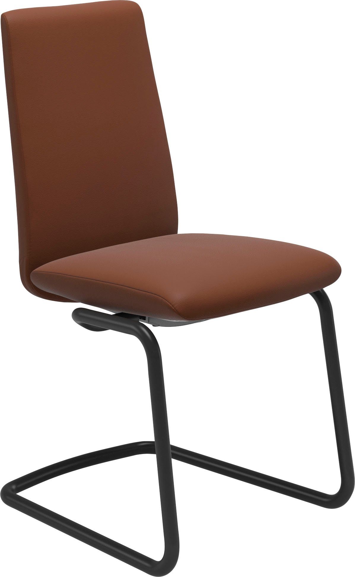 Stressless® Polsterstuhl Laurel, in Beinen matt mit aus Low Back, Schwarz Größe Stahl M