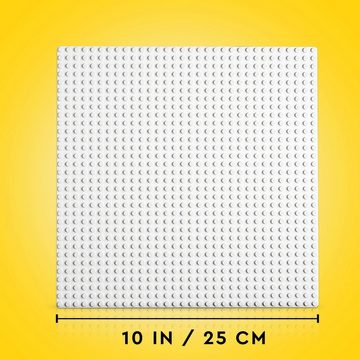 LEGO® Konstruktionsspielsteine Weiße Bauplatte (11026), LEGO® Classic, (1 St), Made in Europe