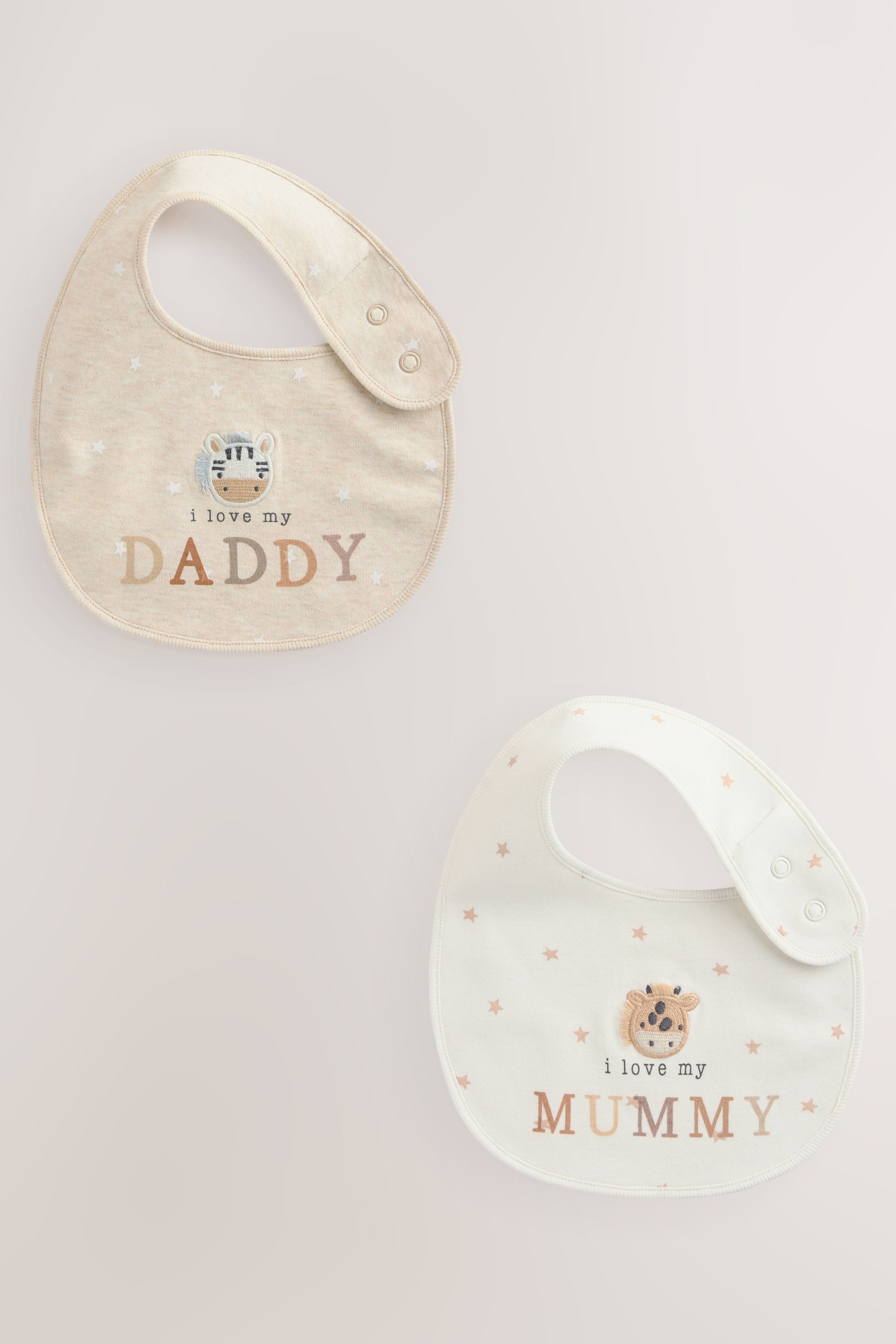 Next Lätzchen I Love My Mummy/Daddy Baby-Lätzchen, 2 Pack, (2-St)