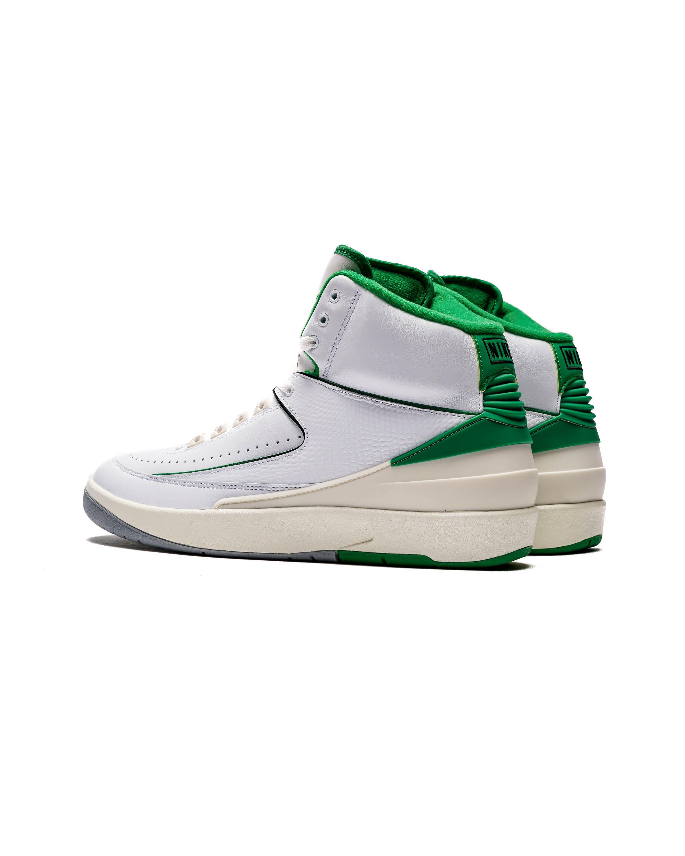Sneakers Nike Air Jordan 2 Retro White Lucky Green Herren - Größe EUR 45 Sneaker limitierte Auflage