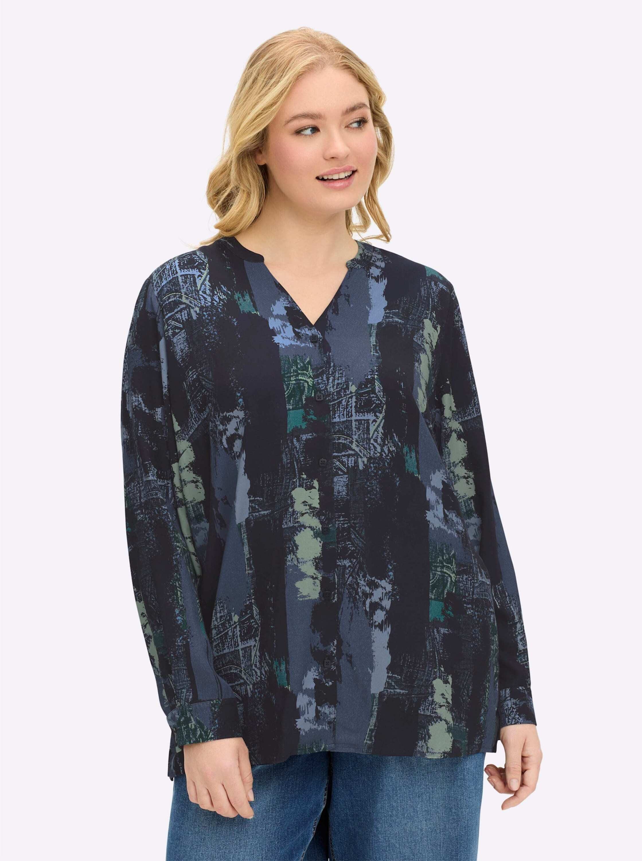 creation L Klassische Bluse Bluse Langarm