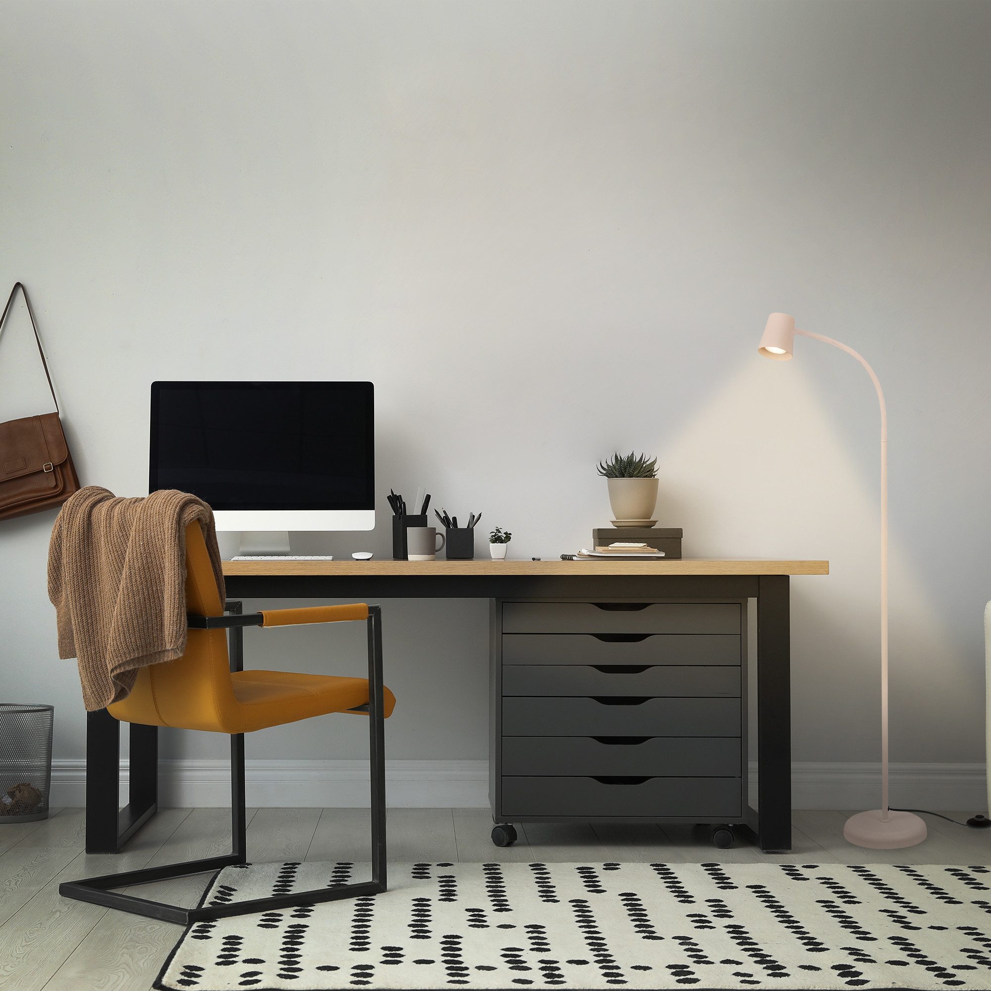 Briloner Leuchten Stehlampe LED Stehleuchte schwenkbar Home Office Wohnzimm günstig online kaufen