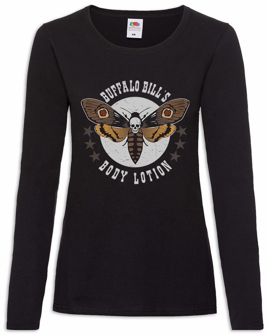 Langarmshirt Buffalo Bill's Body Lotion Damen Langarmshirt Schweigen Silence Der