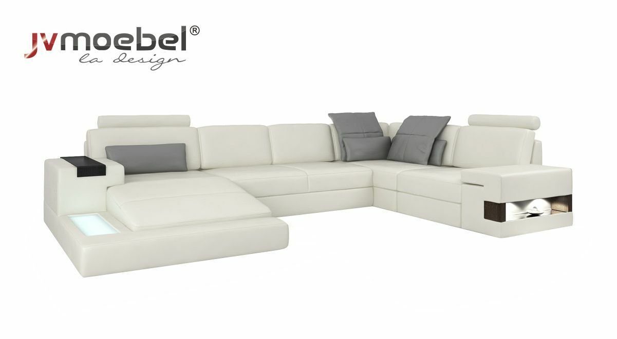 Sofa U Eckcouch Wohnlandschaft Design, Ecksofa in Europe Ecksofa JVmoebel Made Couch Form