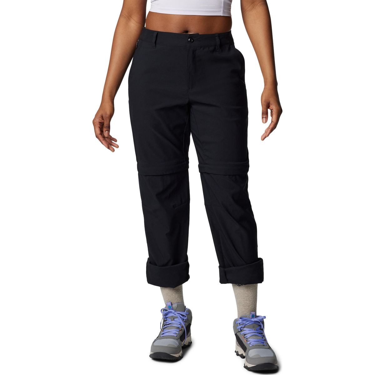 Columbia Outdoorhose Leslie Falls Convertible Pant Vielseitige Outdoor-Hose, die durch abnehmbare Beine