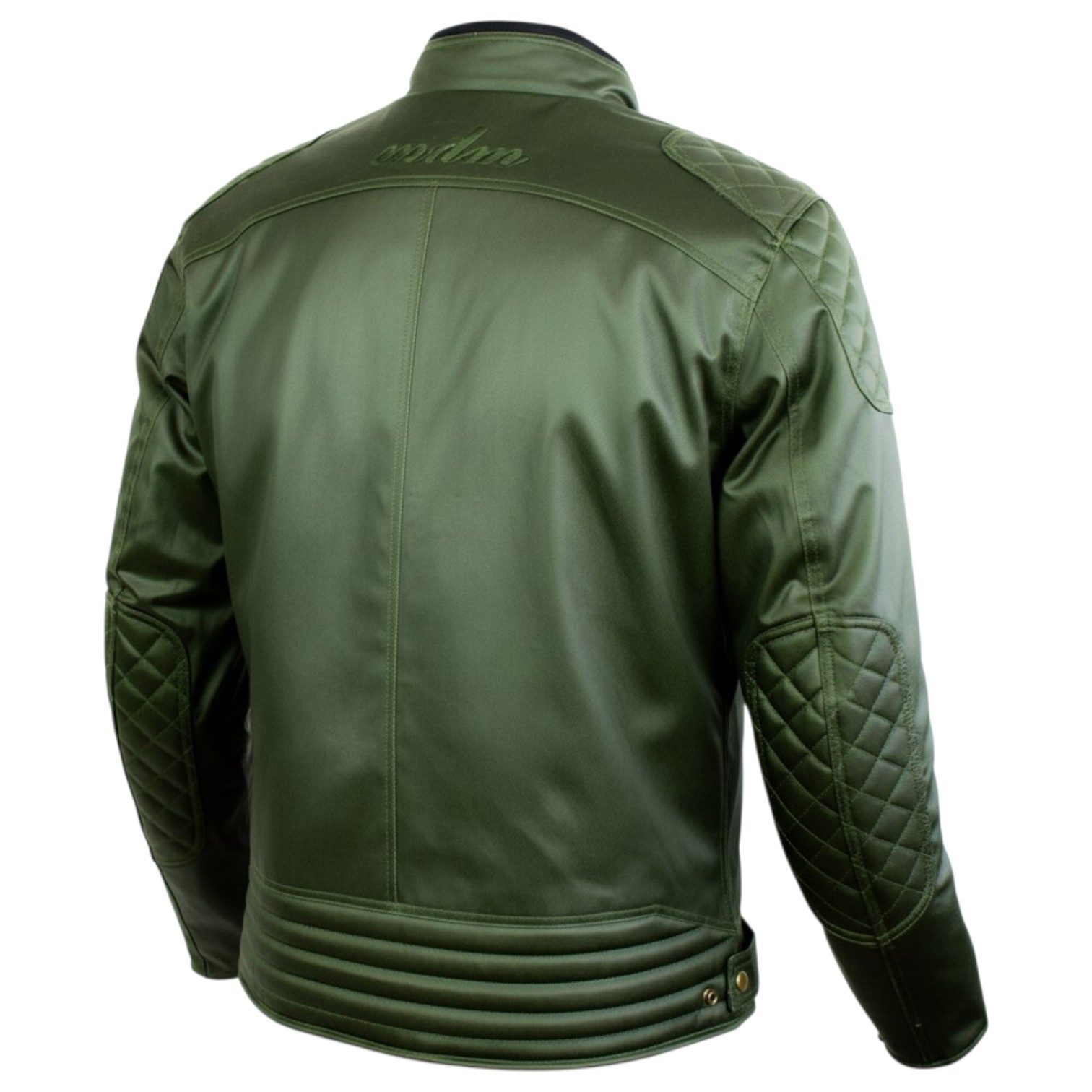 MDM Motorradjacke MDM Motorradjacke im Vintage Stil wasserdicht mit Protektoren Gewachste Baumwolle im Vintage Retro Stil