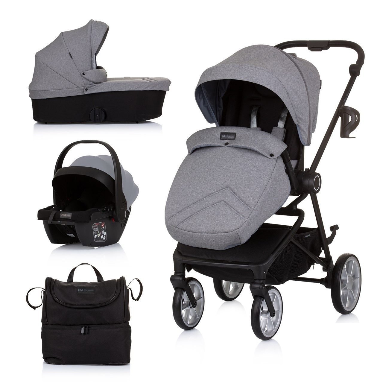 Kombi-Kinderwagen 3 in 1 Kombikinderwagen Linea