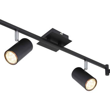 etc-shop LED Deckenleuchte, Leuchtmittel inklusive, Warmweiß, Deckenstrahler 6 flammig Spotleiste Fernbedienung Deckenleuchte